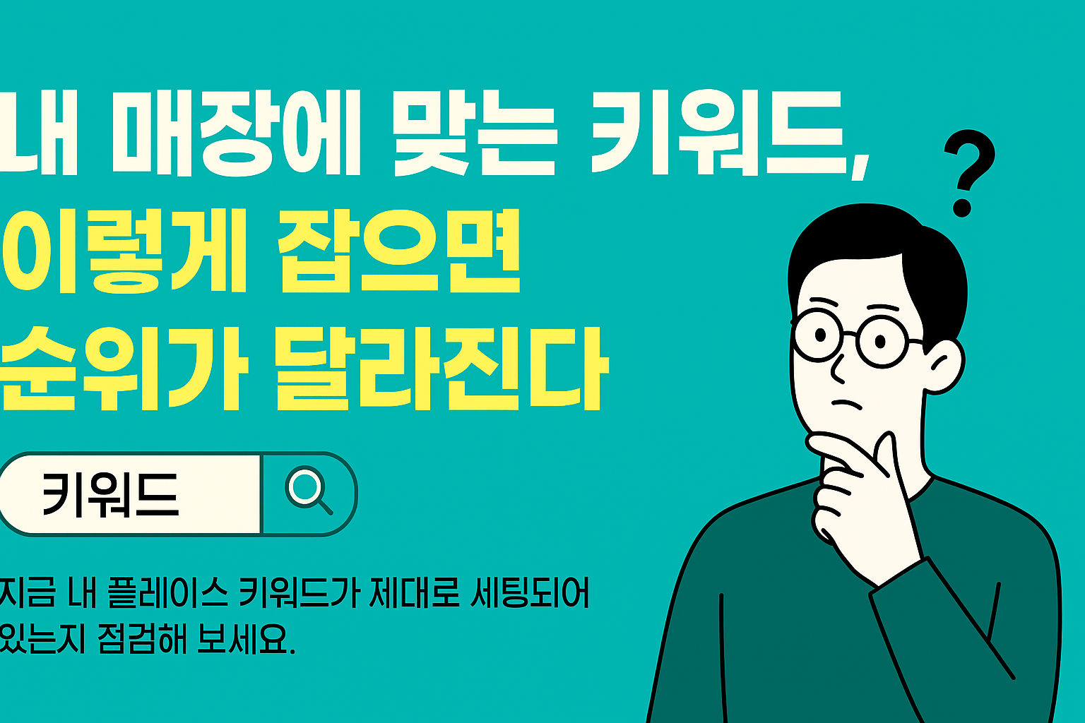 내 네이버 플레이스에 맞는 키워드, 이렇게 잡으면 순위가 달라진다